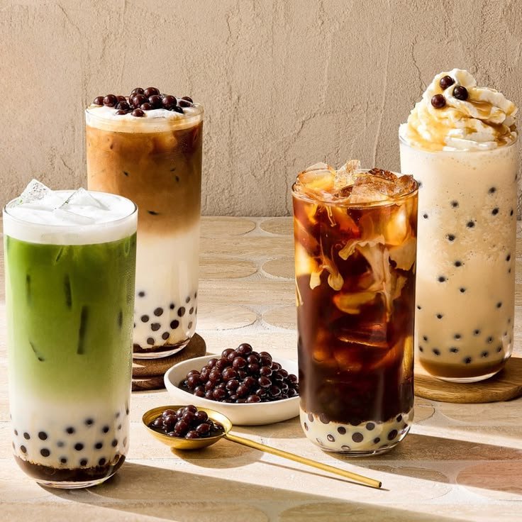 Boba Bliss bubble tea cup with fresh pearls