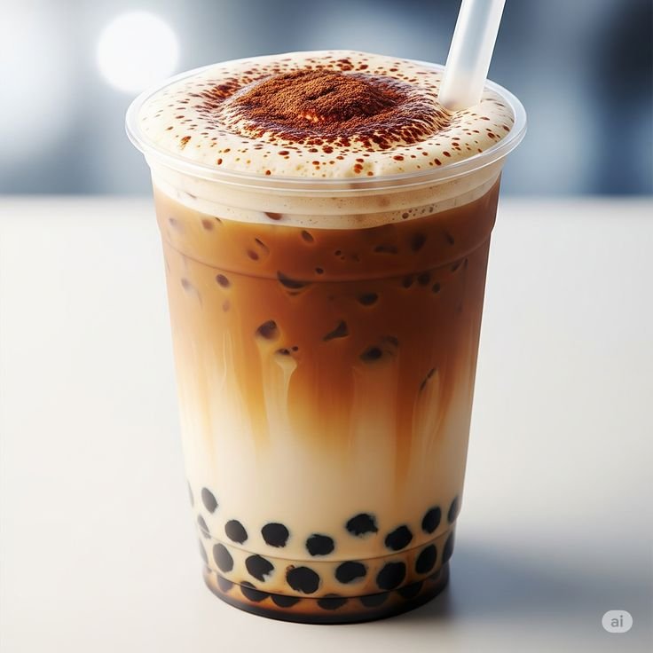 Custom bubble tea cup