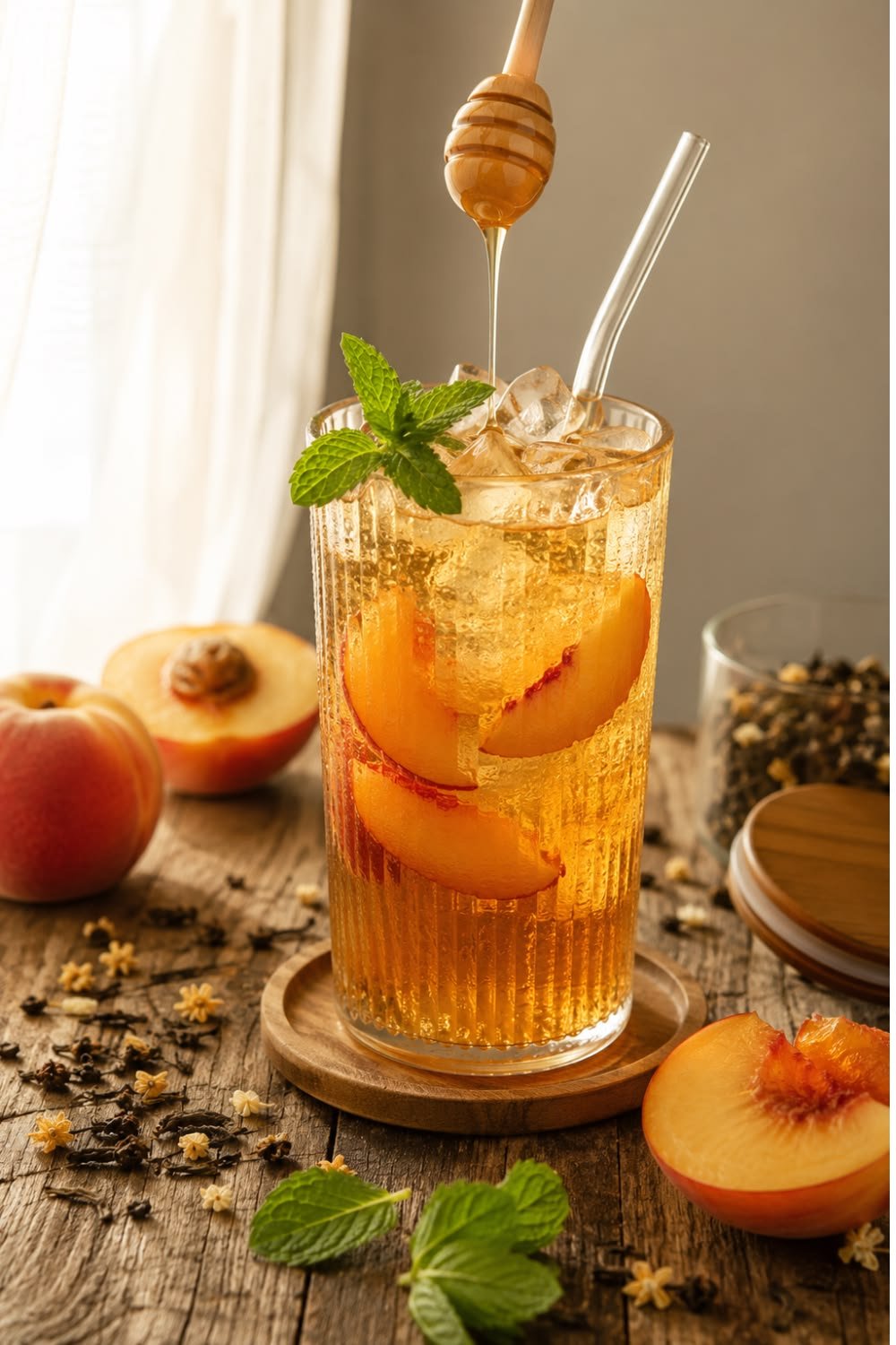 Peach oolong refresher