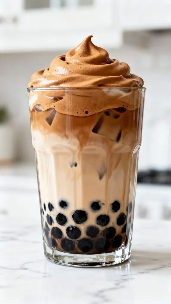 Brown sugar tiger milk