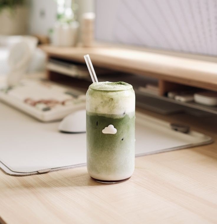 Cheese foam matcha cloud