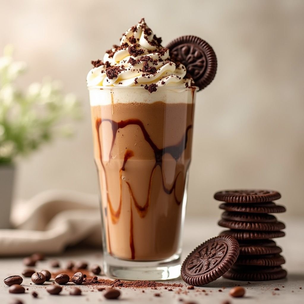 Chocolate cookie smoothie